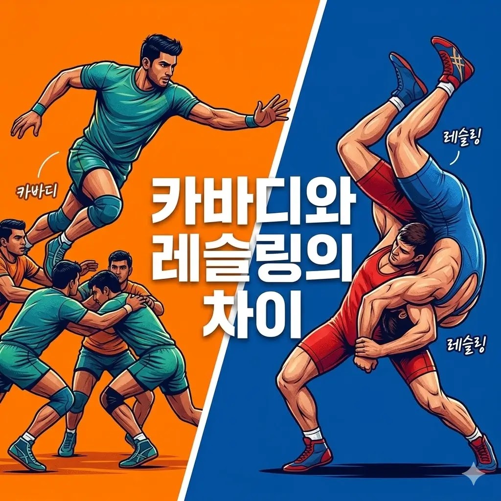 카바디와 레슬링의 차이