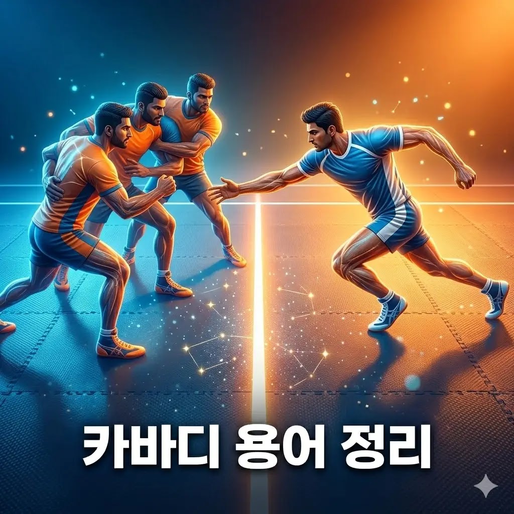 카바디를 처음 볼 때 헷갈리는 용어 정리
