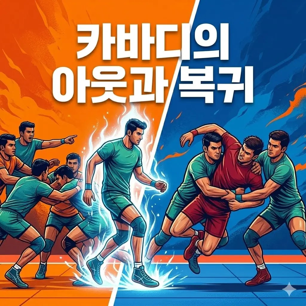 카바디의 아웃과 복귀는 어떻게 이뤄질까