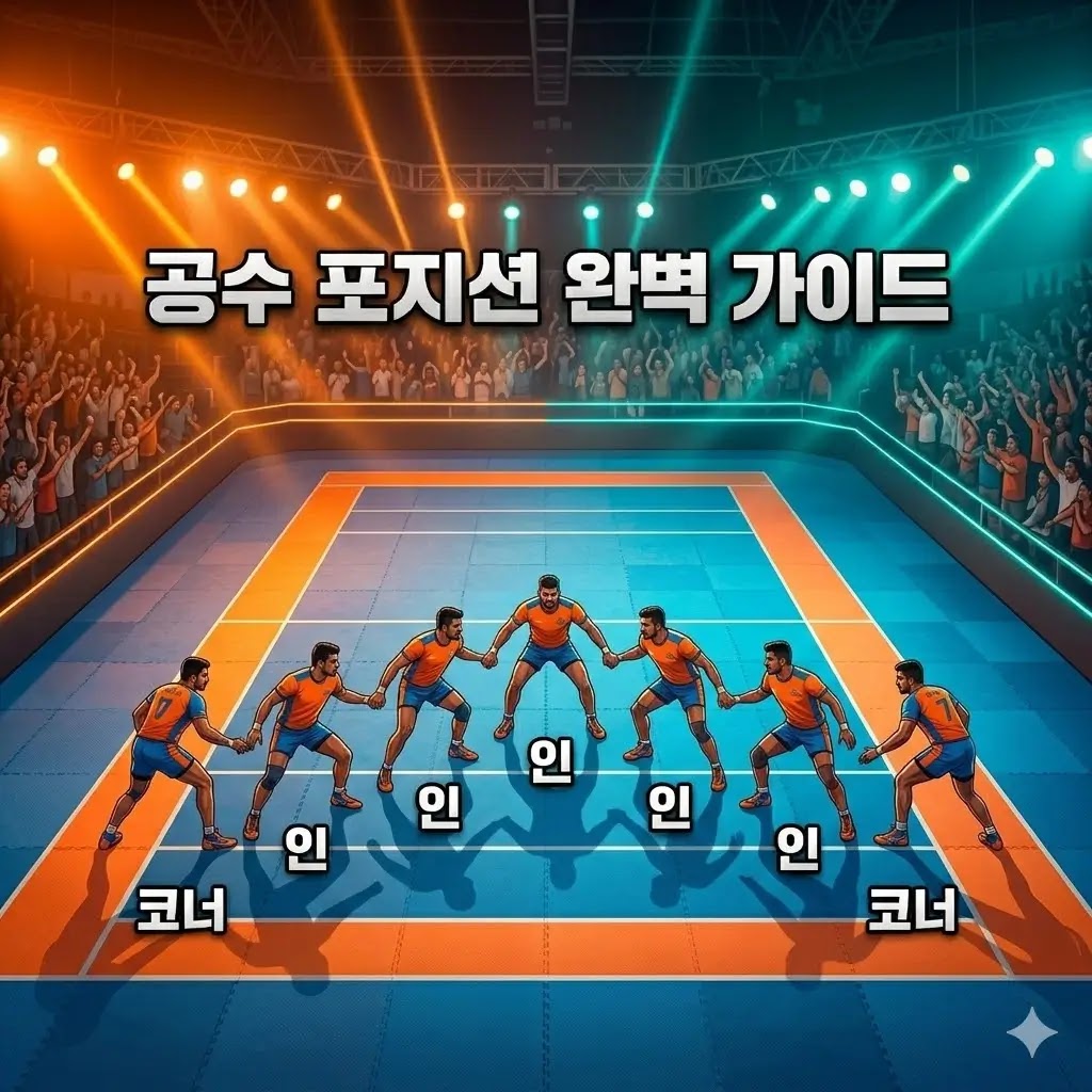 카바디 포지션은 어떻게 나뉠까? 공격수와 수비수 역할 쉽게 이해하기