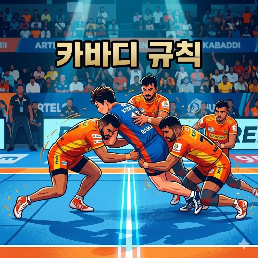카바디 규칙: 경기장, 인원, 점수, 아웃과 복귀 개념 쉽게 이해하기