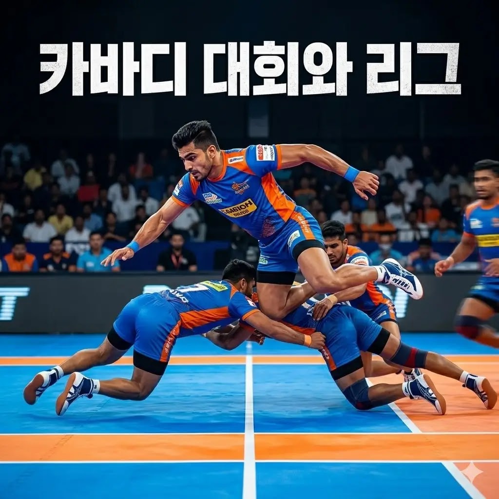 카바디 대회와 리그: 프로 카바디 리그, 국제대회, 아시안게임 정보 정리