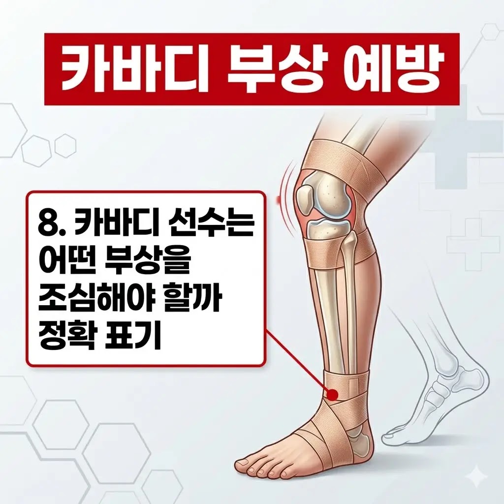 카바디 선수는 어떤 부상을 조심해야 할까