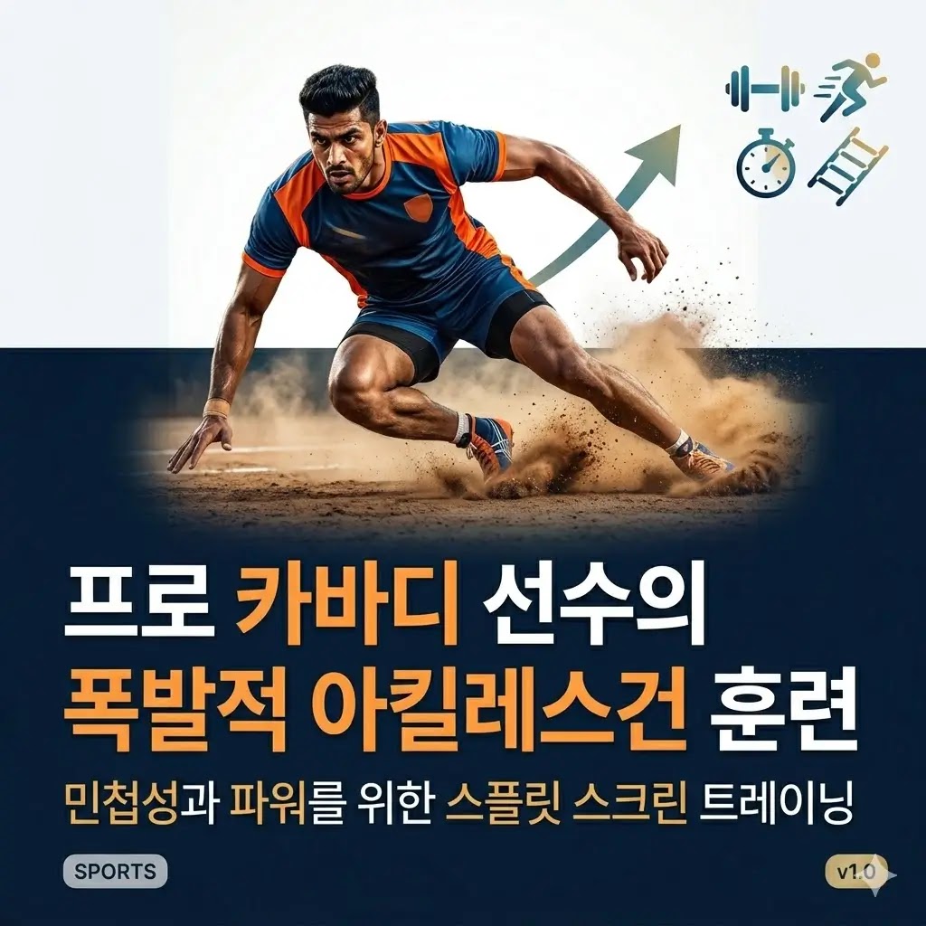 카바디 선수는 어떤 체력을 가장 많이 훈련할까? 실전형 체력의 핵심 요소