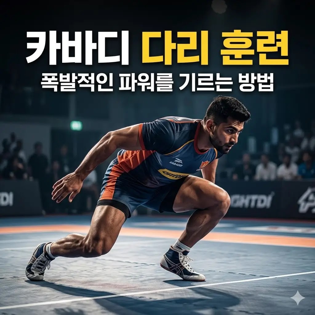 카바디 하체 훈련 왜 중요할까? 승리를 부르는 강력한 다리 힘의 비밀